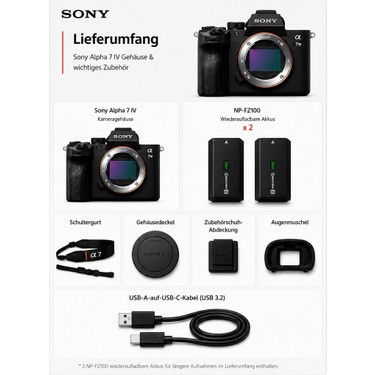 Sony Sony Alpha 7 Iv Tam Formatlı Sistem — 5. ürün görseli