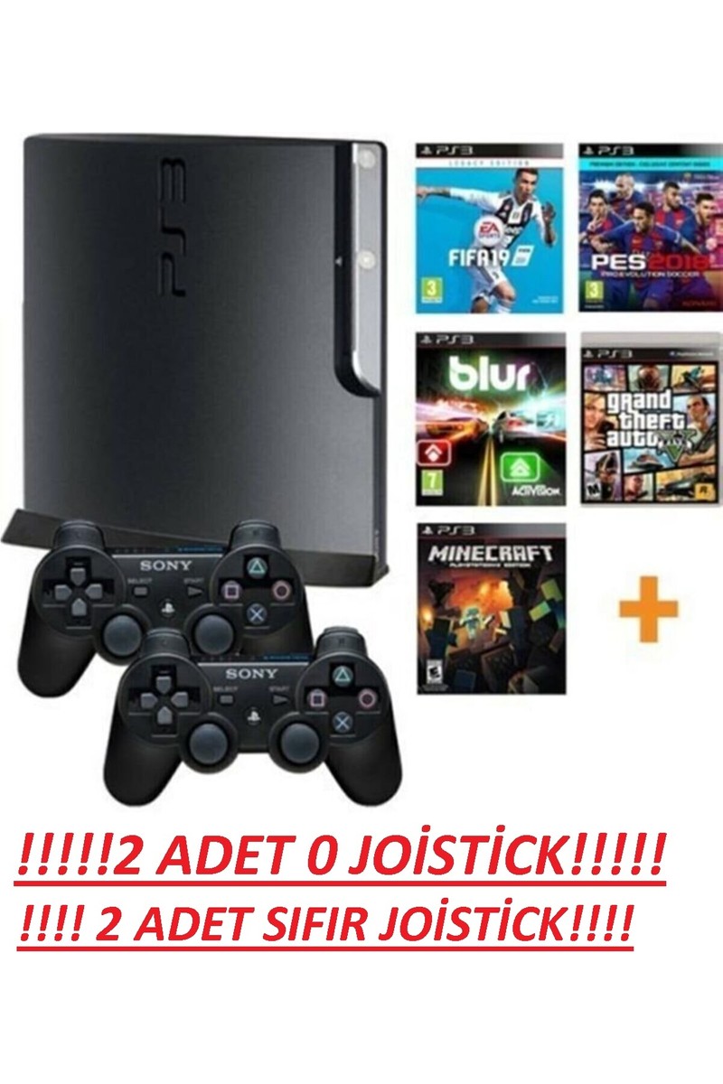 Sony Sony Playstation 3 +Slim Kasa+ 500GB + 180 Oyun+ 2 Sıfır Joistick +1 Yıl — 5. ürün görseli