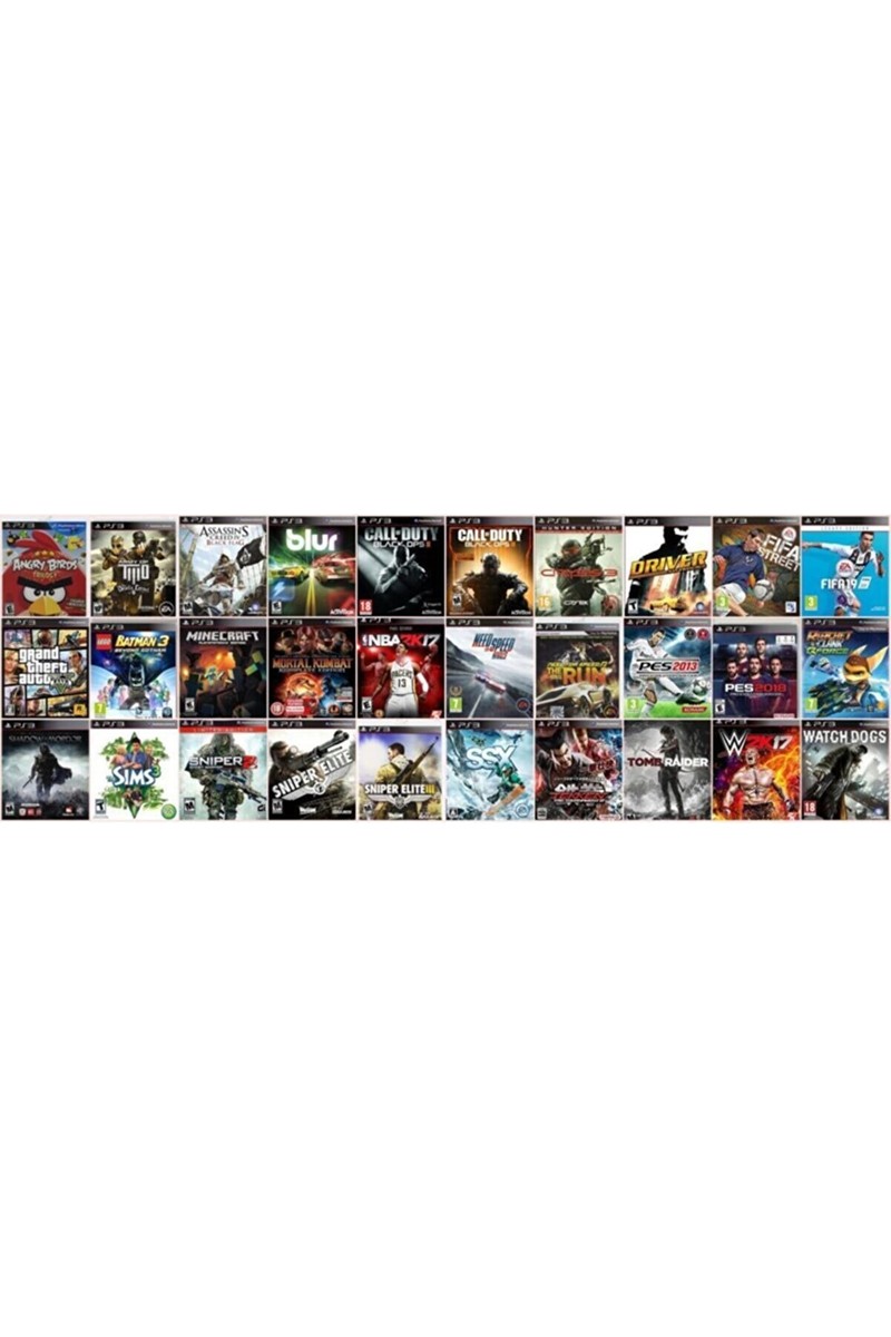 Sony Sony Playstation 3 +Slim Kasa+ 500GB + 180 Oyun+ 2 Sıfır Joistick +1 Yıl — 6. ürün görseli