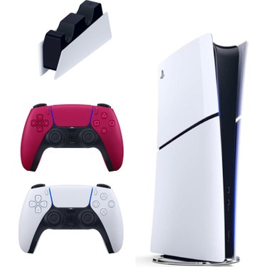 Sony Sony Playstation 5 Slim Digital 825 GB + Şarj Istasyonu + 2. Kırmızı Dualsense Ithalatçı fiyatı ve görseli