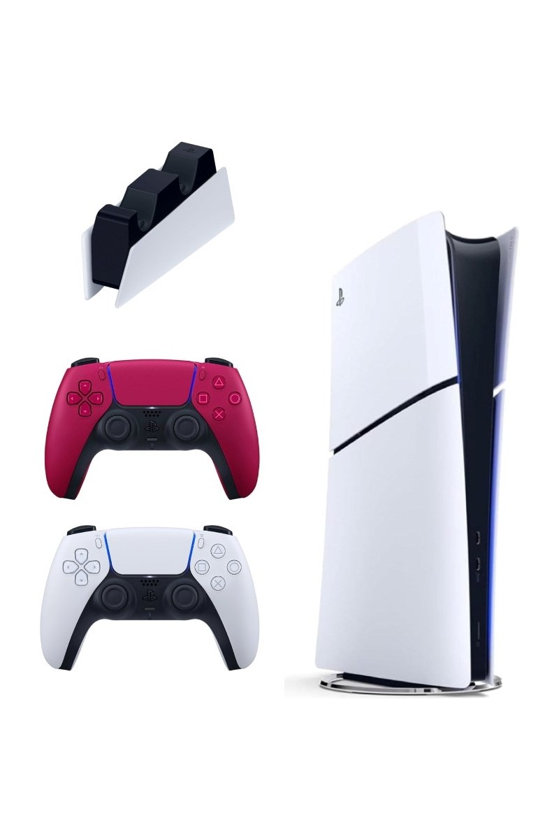 Sony Sony Playstation 5 Slim Digital 825 GB + Şarj Istasyonu + 2. Kırmızı Dualsense Ithalatçı — 2. ürün görseli