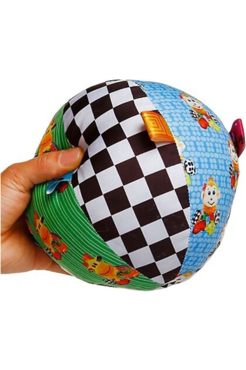 Sozzy Sozzy Toys Renkli Çıngıraklı Oyun Topum 15 Cm Eğitici ve Güvenli Kullanım — 3. ürün görseli
