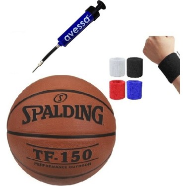 Spalding Spalding TF-150 Outdoor Fiba Logolu Basketbol Topu + Pompa + Havlu fiyatı ve görseli