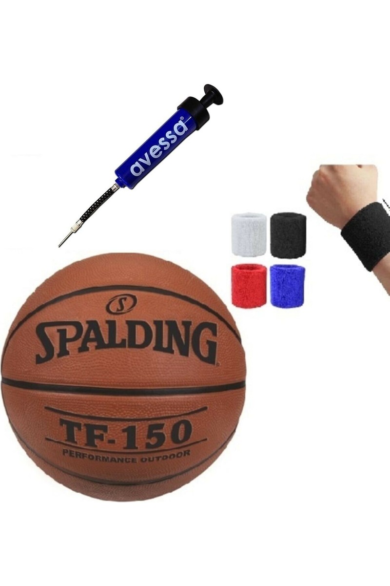 Spalding Spalding TF-150 Outdoor Fiba Logolu Basketbol Topu + Pompa + Havlu — 4. ürün görseli