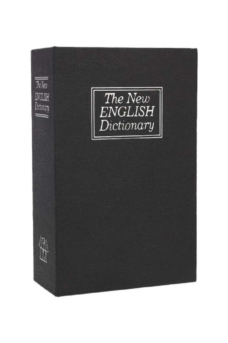SPELT SPELT 24cm XL Büyük Boy Kitap Şeklinde Gizli Kasa Şifreli Kilitli Sözlük Para Mücevher Kasası fiyatı ve görseli