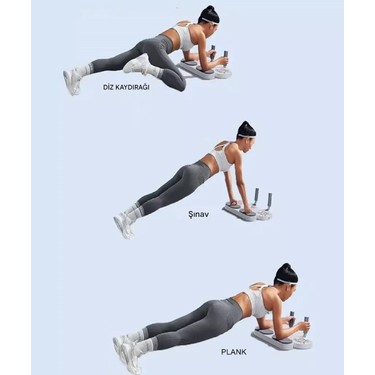 Reidan St-3 Egzersiz Şınav Tahtası 3ın1 Barfiks Push-Up, Plank ve Direnç Bandı — 2. ürün görseli