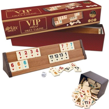 Star Oyun Aletleri Star Oyun Aletleri Safir Star Vip Plus Ahşap Okey Takımı Eğlenceli Oyun Deneyimi 4 Parça Oyun Taşı fiyatı ve görseli