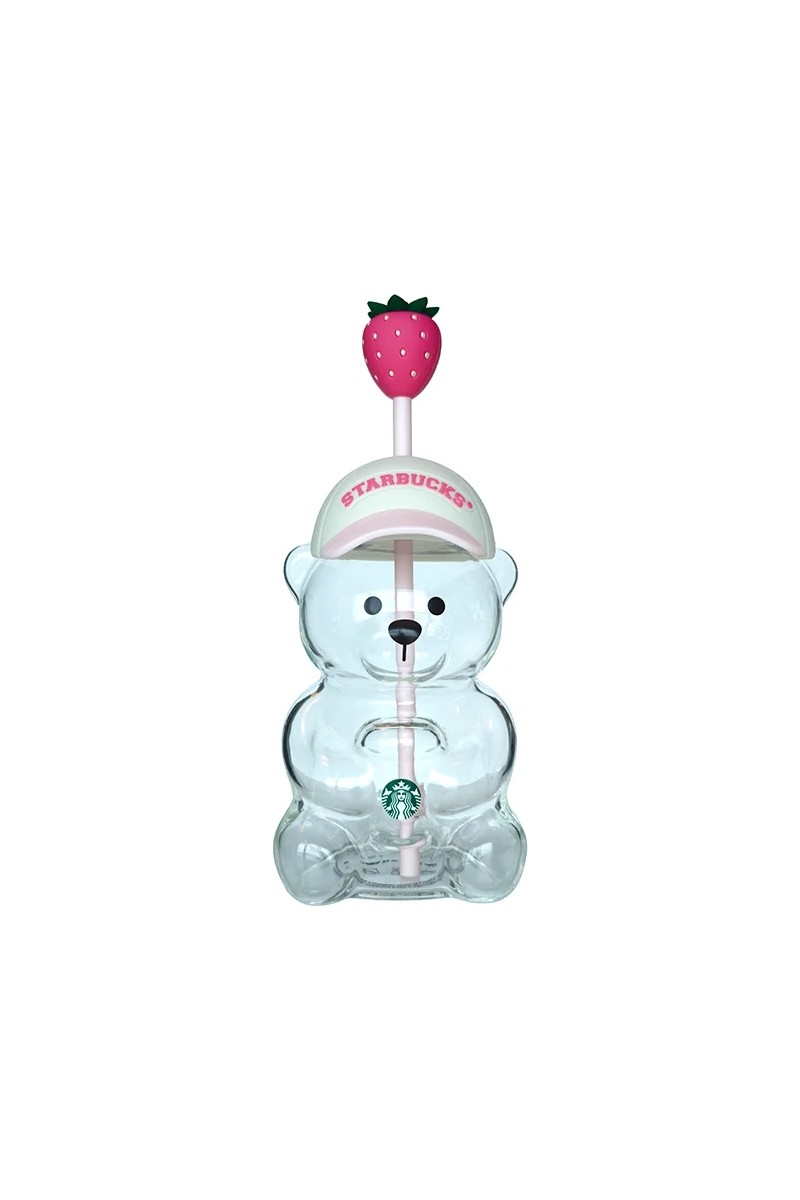 Starbucks ® Bearista Çilekli Ayıcık Cam Bardak 591 ml - 11187406