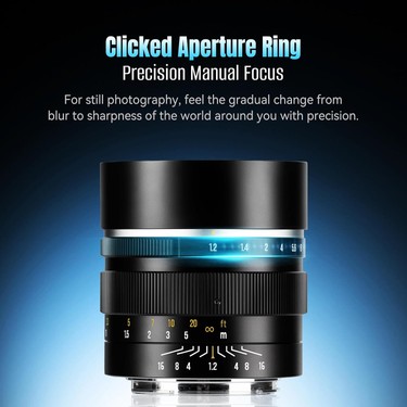 Store Store 50MM F1.2 Aps-C Fotoğraf Makinası Lensi Sabit Odaklı Manuel Lens Fujifilm — 6. ürün görseli