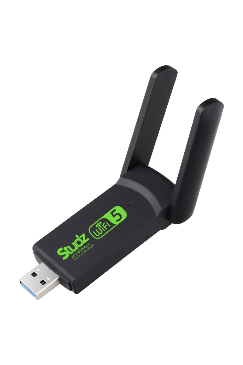 Studz Dual Band USB 3.0 Adaptör Kablosuz Wifi Alıcı AC1300 Wireless Adaptör