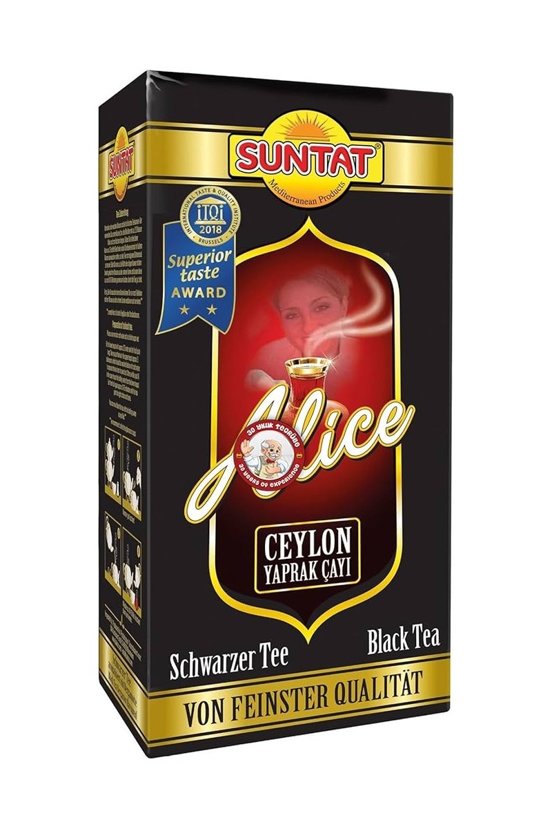 Suntat Suntat Alice Çay 500 gr Bergamot Aromalı Ceylon Yaprak Çayı Kaliteli Doğal İçerik — 2. ürün görseli