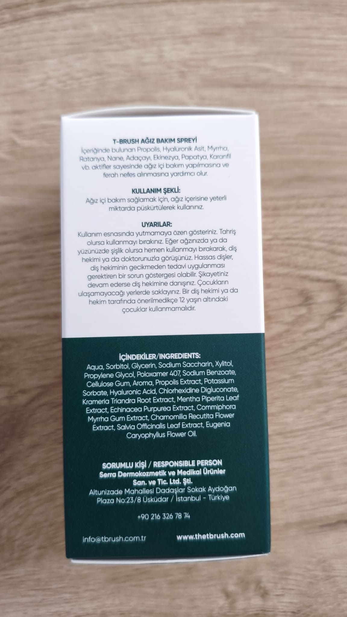 T-Brush T-Brush 30ML Ağız Kokusu Giderici Sprey Propolis Karanfil Kokusuyla Gün Boyu Ferah — 4. ürün görseli