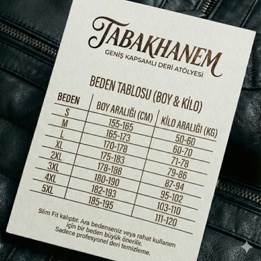Tabakhanem Tabakhanem Erkek Içi Kürklü Hakiki Deri Pilot Mont - Kışlık Bomber — 5. ürün görseli
