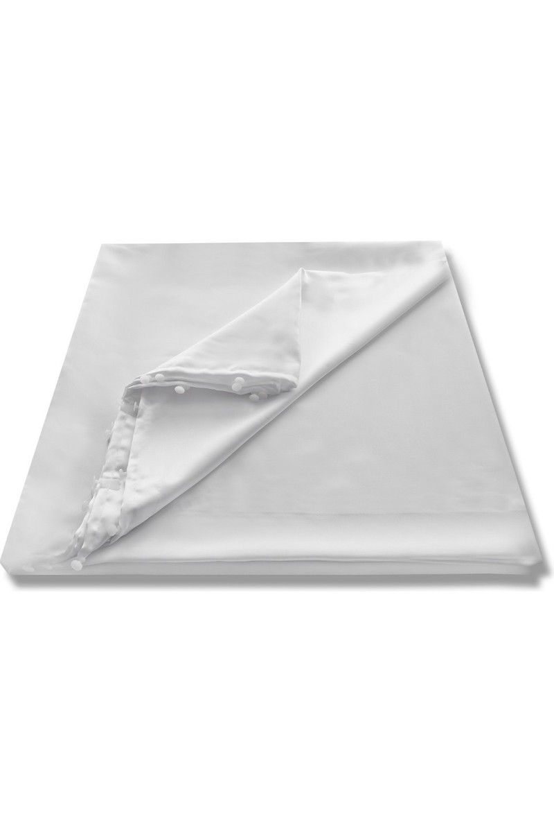 Taç Taç 1.Sınıf Kalite Beyaz Saten Güneşlik Perde 150 x 260 cm Lüks — 4. ürün görseli