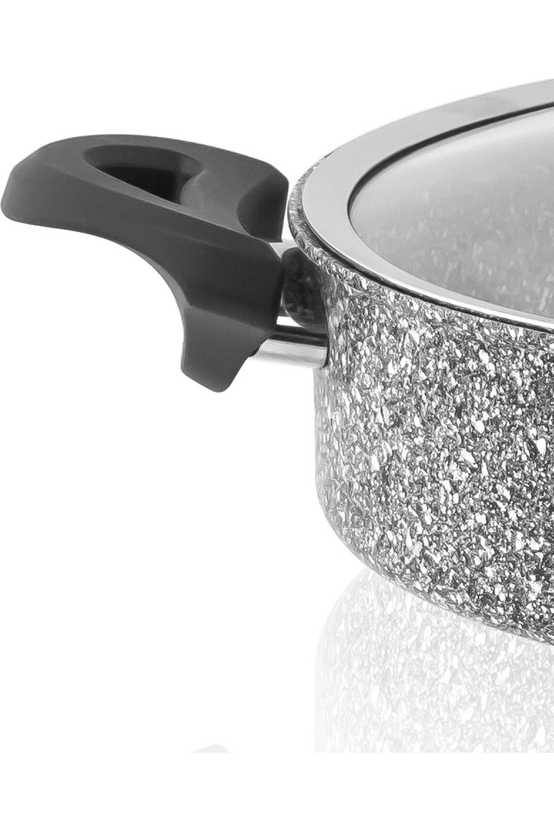 Taç Taç 3465 Ultra Granit Basık Tencere 24 cm Granit Kaplama Isıya Dayanıklı Tekli Tencere — 3. ürün görseli