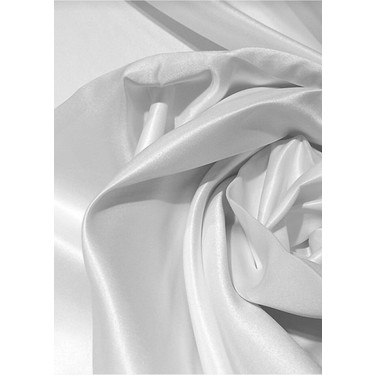 Taç Taç Saten Güneşlik Perde 1.sınıf Kalite Beyaz Renk Polyester Kumaş fiyatı ve görseli