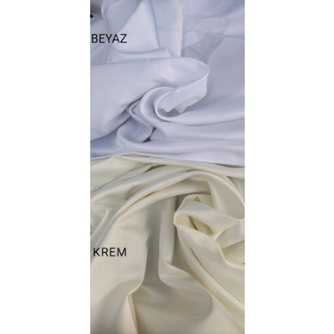 Taç Taç Saten Güneşlik Perde 1.sınıf Kalite Beyaz Renk Polyester Kumaş — 2. ürün görseli