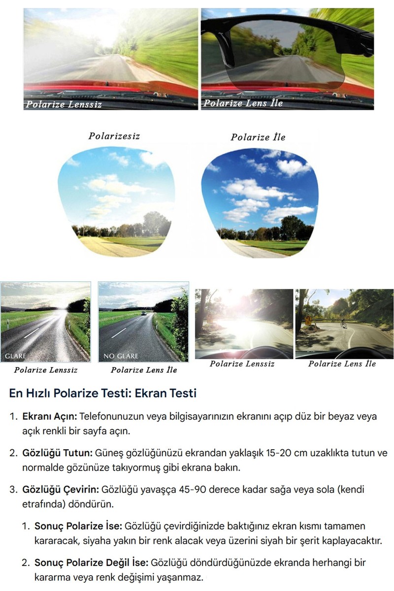 Takı Takı Dükkanı Polarize Güneş Gözlük Klipsi Sürüş Gözlüğü Aç Kapa EPK13 — 3. ürün görseli