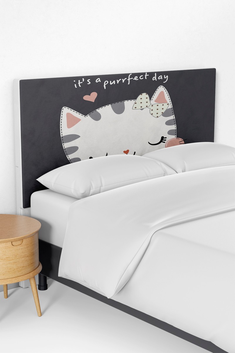 Talia Home Talia Home Renkli Yıldızlar Desenli Modern Çocuk Yatak Baza Başlık Kılıfı TLABK-244 Paket — 4. ürün görseli
