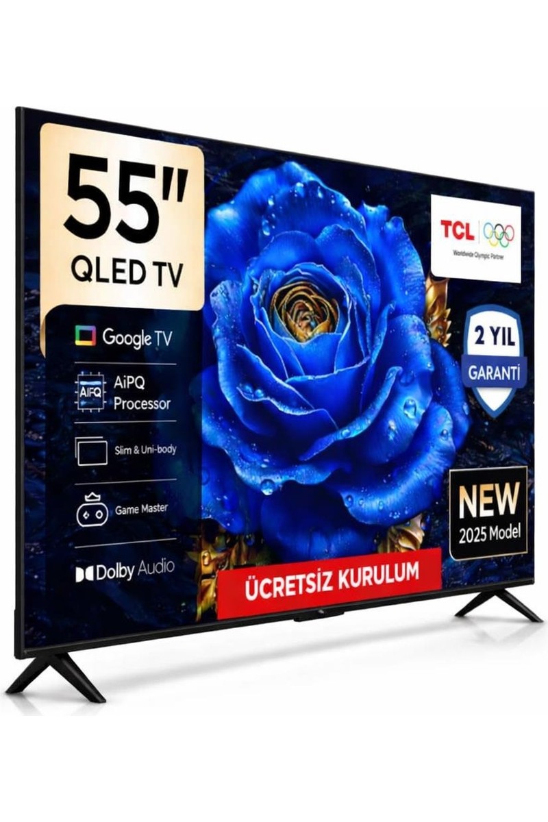 TCL TCL 55T61C 55" 140 Ekran Uydu Alıcılı 4K Ultra HD Google Smart QLED TV — 2. ürün görseli