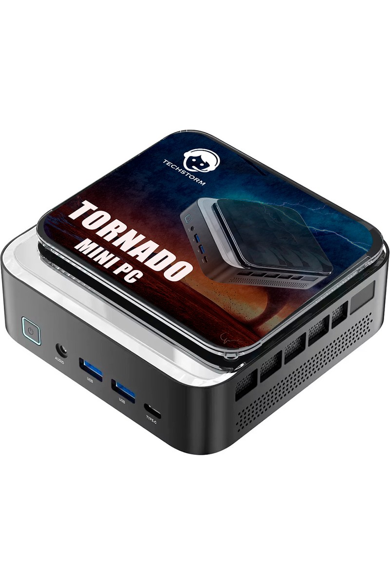 Techstorm Techstorm Tornado Nex Mini Masaüstü Bilgisayar 24 GB DDR5 RAM 1 TB NVMe AMD Ryzen 7 H 255 Windows — 5. ürün görseli