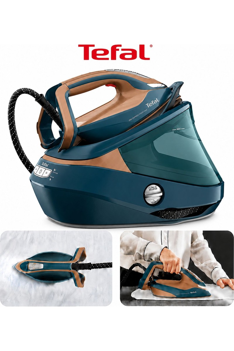 Tefal Tefal 9 Bar Basınçlı Buhar Kazanlı Ütü, 850 G/dk Şok Buhar, LED Görüş Işığı, Akıllı Buhar Sensörü — 5. ürün görseli