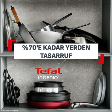 Tefal Tefal Excellence+ Fusion Core 9x Mix Kısa Tencere - 24 — 6. ürün görseli
