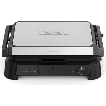 Tefal Tefal SuperGrill 3in1 XL 8 Porsiyon Kapasiteli 2200 Watt Barbekü Izgara ve Tost Makinesi - fiyatı ve görseli