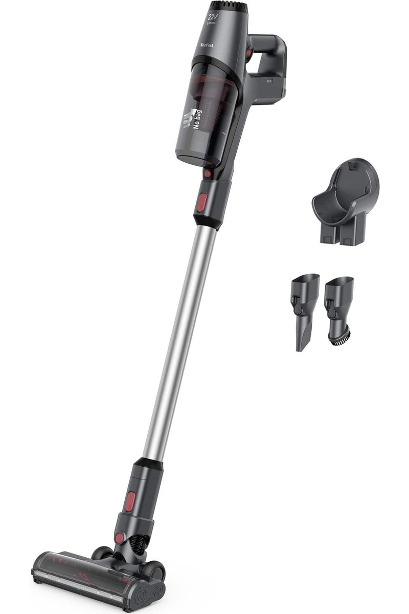 Tefal X-PERT 3.60 Kablosuz Dikey Şarjlı Süpürge 10.8 V Turbo Başlık ile Açık Turuncu Renk