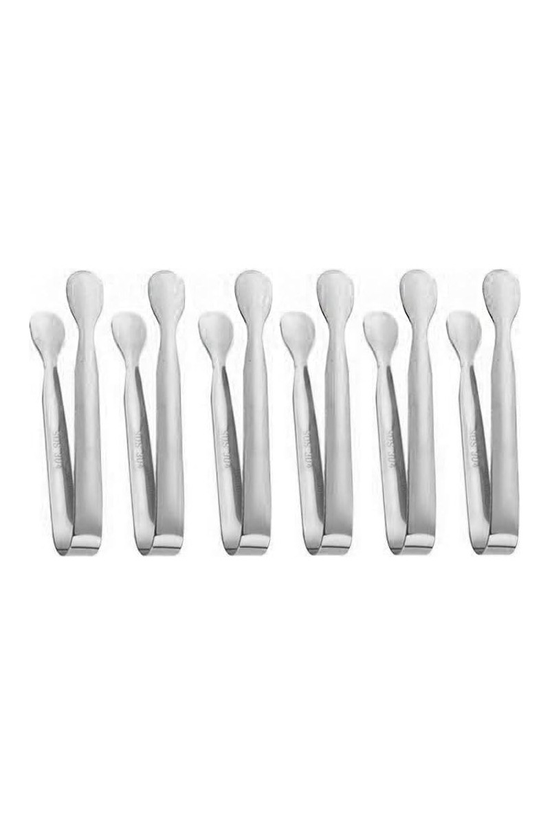 TeknoKapsül TeknoKapsül 304 Çelik 6 Adet Mini Silver 11 Cm. Buz Maşası CIN624BY-6 — 2. ürün görseli