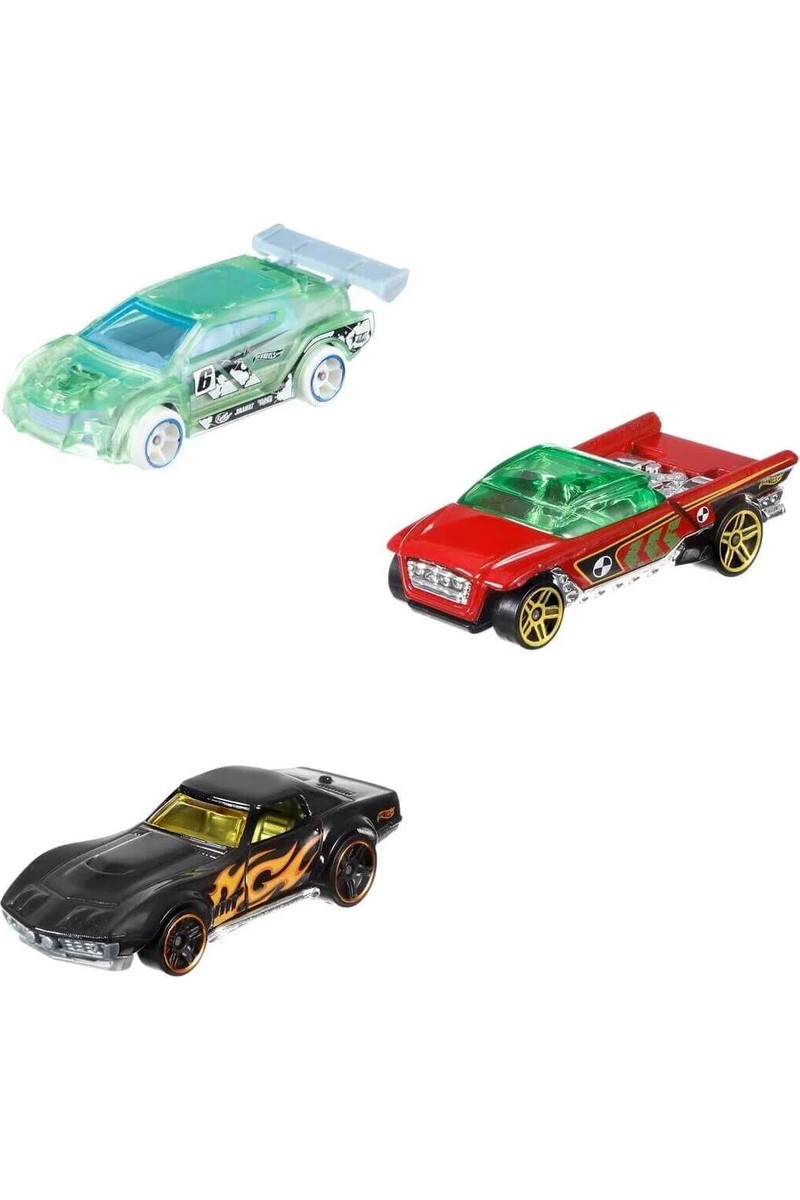 TeknoKapsül Hot Wheels 3'lü Araba Seti - Farklılık Gösterebilir