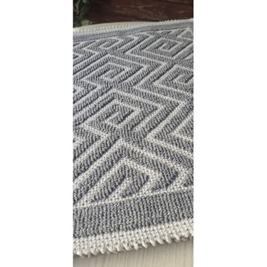 Tekstilci Tekstilci Şık Tasarım Organik Naturel Pamuklu Kilim %100 Pamuklu Gri Renk fiyatı ve görseli