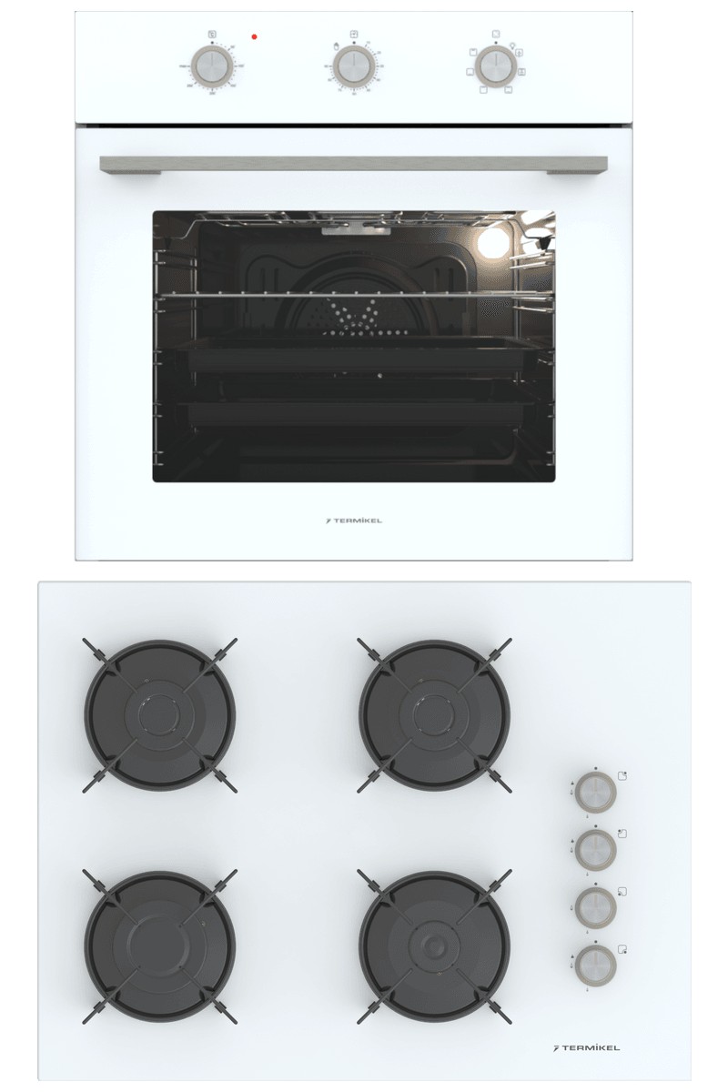 Termikel Ankastre Set (Bo O6435C W + Bh P7144C W)