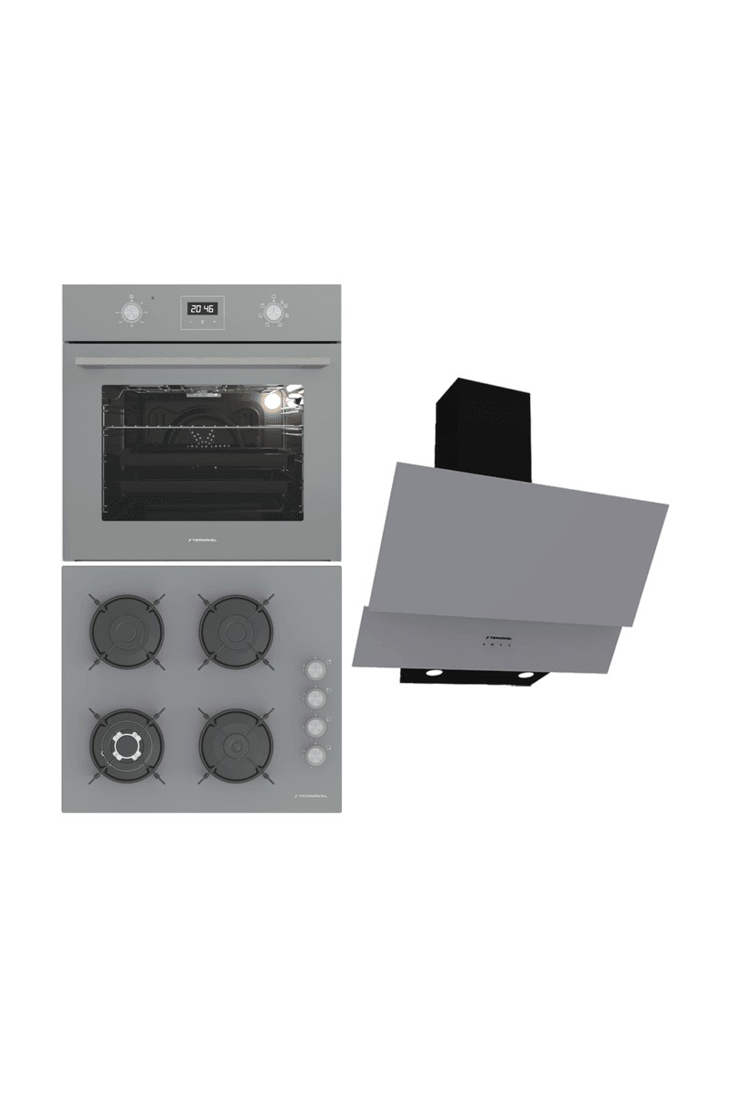 Termikel Ankastre Set (Bo O64D5C A + Bh P6194C A + Ch C6532C Ba)