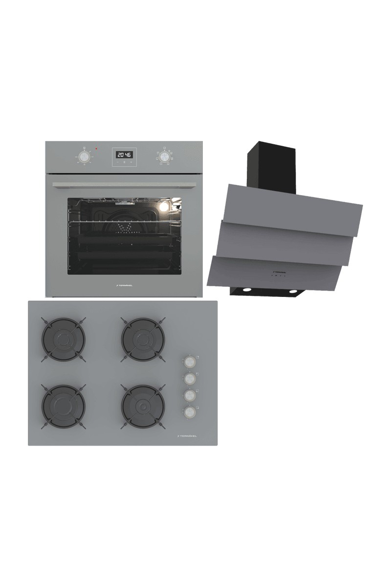 Termikel Ankastre Set (Bo O64D5C A + Bh P7144C A + Ch S6532C Ba)