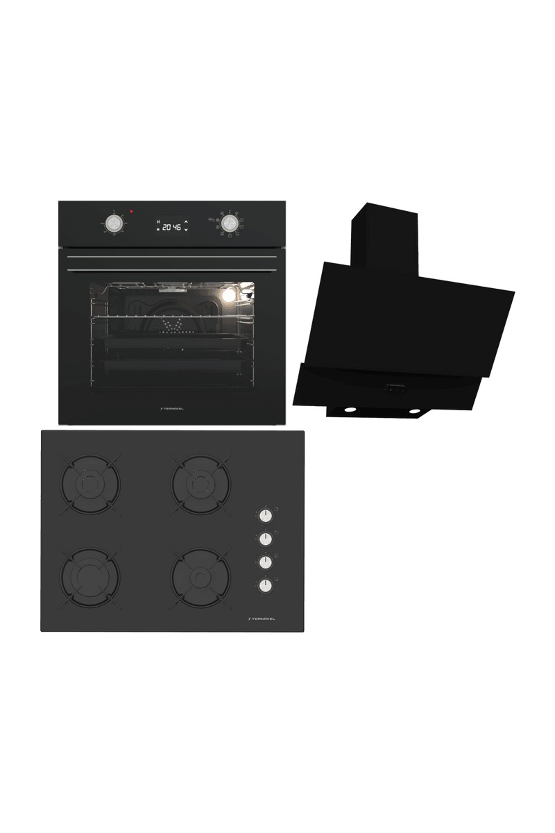Termikel Ankastre Set (Bo O6555C Db + Bh P7144C B + Ch C6532C Bb)