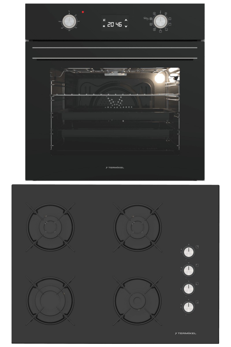 Termikel Ankastre Set (Bo O6555C Db + Bh P7144C B)