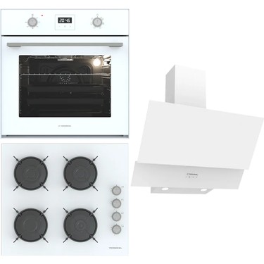 Termikel Termikel Beyaz Ankastre Set (Bo O64D5C W + Bh P6144C W + Ch C6532C Ww) A Enerji Sınıfı ile Modern fiyatı ve görseli