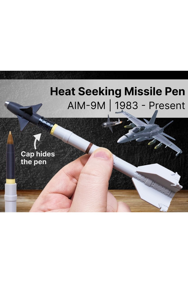 Titrek Toys Aım-9m Sidewinder Isı Güdümlü Füze Kalem - Heat Seeking Missile Pen Aım-9m (Replika Maket)