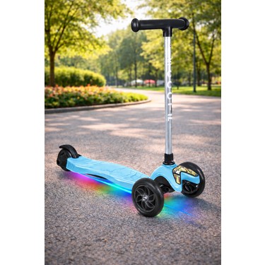 Tois Tois Globy LED Işıklı 3 Tekerlekli Scooter — 4 Kademe, 50–65 cm Yükseklik Ayarlı Çocuk fiyatı ve görseli