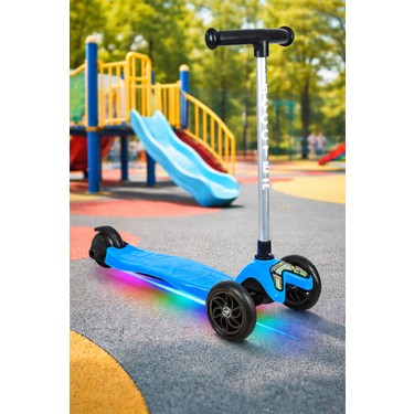 Tois Tois Globy LED Işıklı 3 Tekerlekli Scooter — 4 Kademe, 50–65 cm Yükseklik Ayarlı Çocuk — 3. ürün görseli