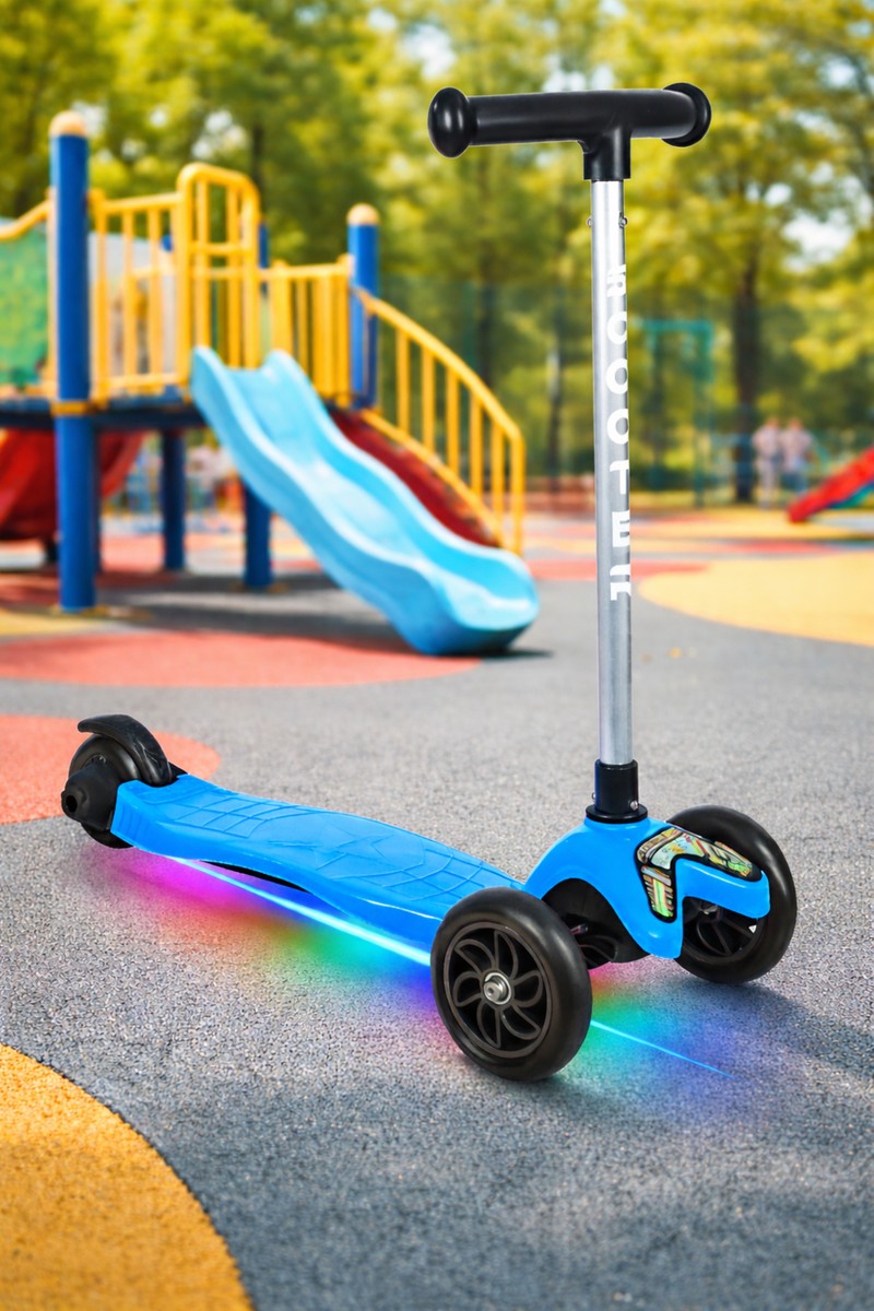 Tois Tois Globy LED Işıklı 3 Tekerlekli Scooter — 4 Kademe, 50–65 cm Yükseklik Ayarlı Çocuk — 6. ürün görseli