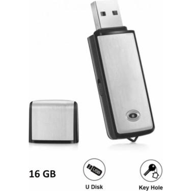 Tokurtech Tokurtech 16 GB Çift Mikrofonlu Gümüş Renk USB Ses Kayıt Cihazı Otomatik — 5. ürün görseli