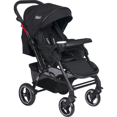 Tommybaby Tommybaby Tornado Plus Black Alüminyum Çift Yönlü Bebek Arabası 25 kg Taşıma Kapasitesi ve fiyatı ve görseli
