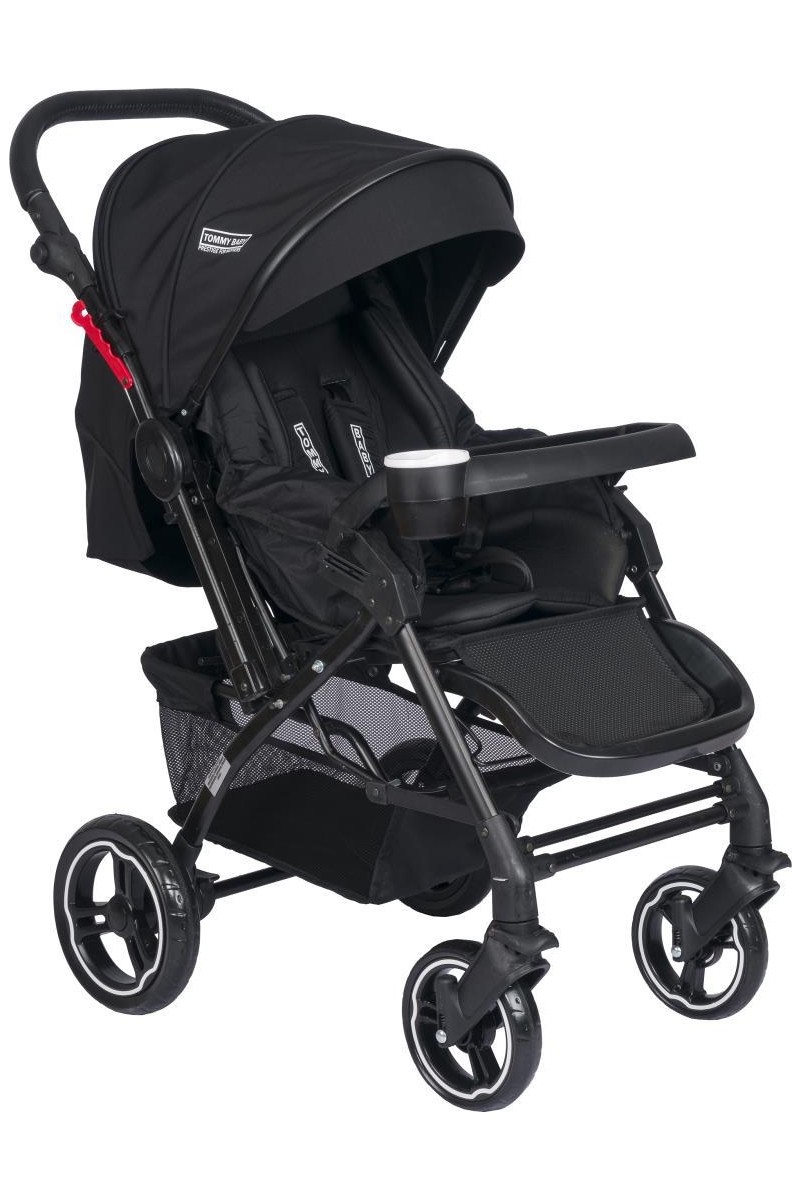 Tommybaby Tommybaby Tornado Plus Black Alüminyum Çift Yönlü Bebek Arabası 25 kg Taşıma Kapasitesi ve — 4. ürün görseli