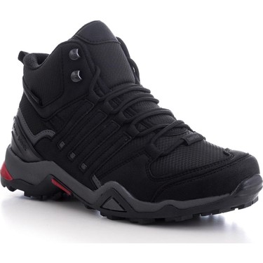 Tonny Black Tonny Black Tonnyblack Unisex Trekking Bot Siyah Füme Su Geçirmez Malzeme ile Kışlık Rahat Taban fiyatı ve görseli