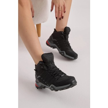 Tonny Black Tonny Black Tonnyblack Unisex Trekking Bot Siyah Füme Su Geçirmez Malzeme ile Kışlık Rahat Taban — 5. ürün görseli