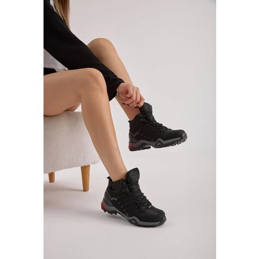 Tonny Black Tonny Black Tonnyblack Unisex Trekking Bot Siyah Füme Su Geçirmez Malzeme ile Kışlık Rahat Taban — 6. ürün görseli
