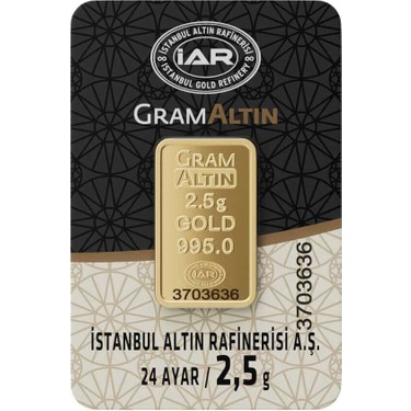 Topaloğlu Topaloğlu 2.5 Gram 24 Ayar 995 Külçe Altın – — 2. ürün görseli