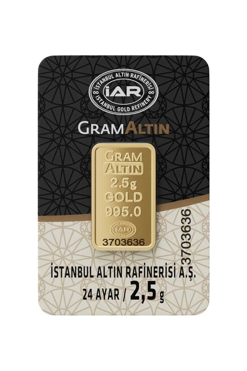 Topaloğlu Topaloğlu 2.5 Gram 24 Ayar 995 Külçe Altın – — 4. ürün görseli